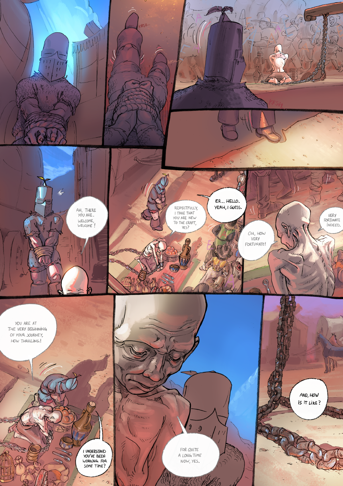 -Well mostly, you keep busy by avoiding eye contact.