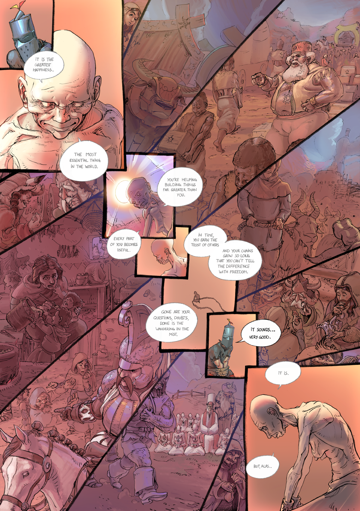 N-no, there's no subtext about present day, I don't see what you mean